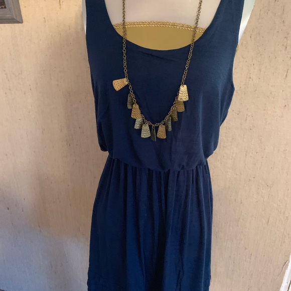 Lush Navy Tank Dress - Picture 2 of 5